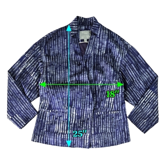 Banana Republic Piece & Co. Silk Blend Batik Abstract Belted Blazer Art to Wear - Picture 4 of 10